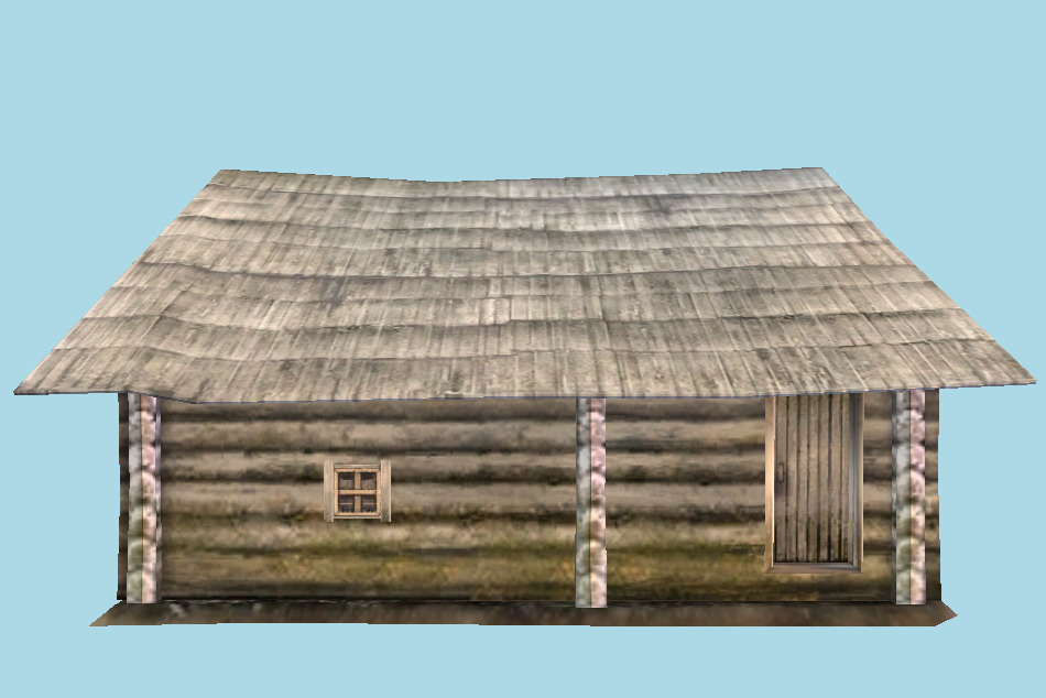 Old Country Farm House 3d model